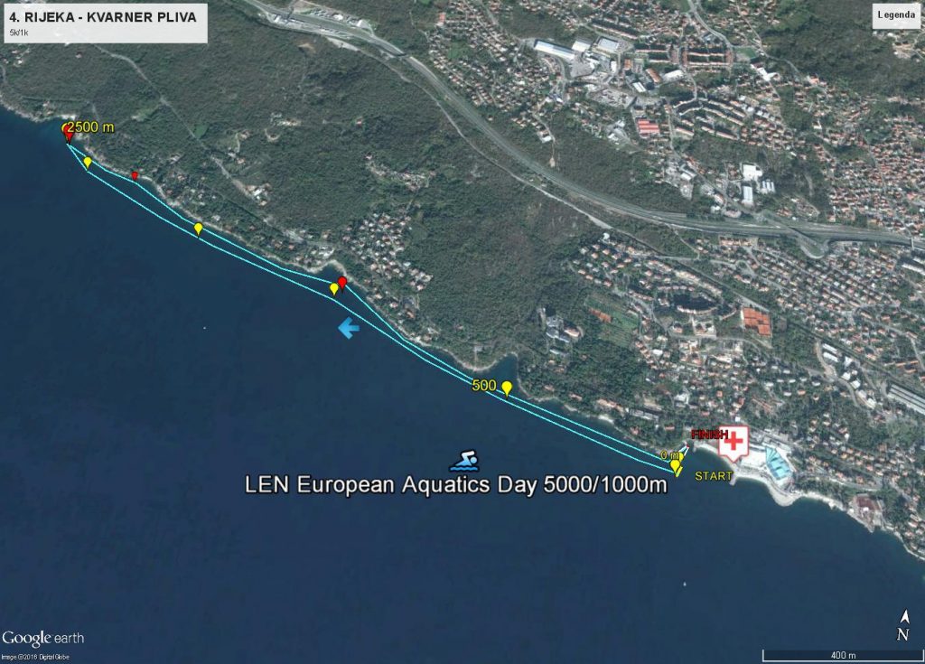 Rijeka staza 5000m 1000m